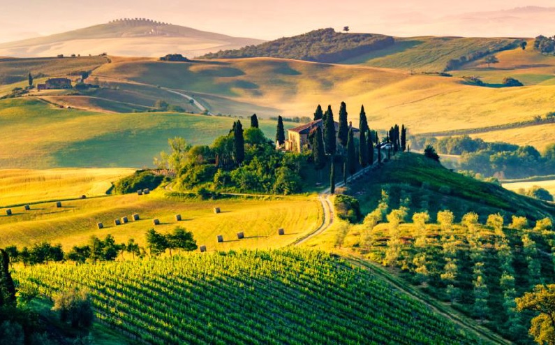 Toscana i Borghi Senesi e la Val d'Orcia